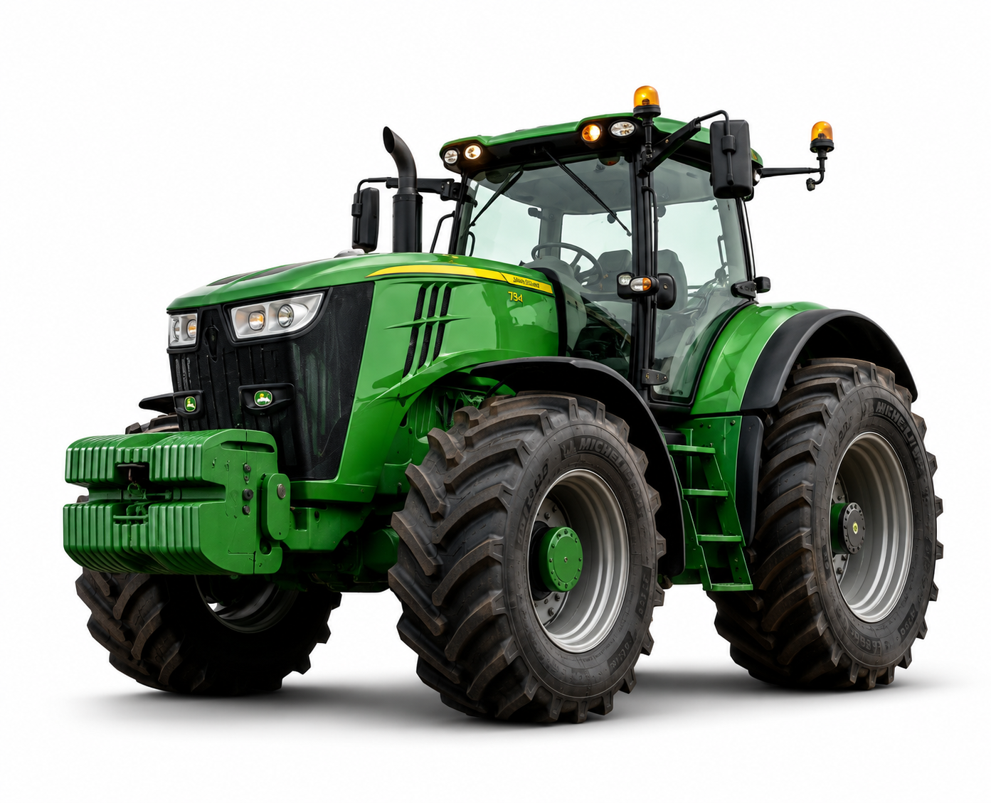 Agricultural tractor used for farm operations